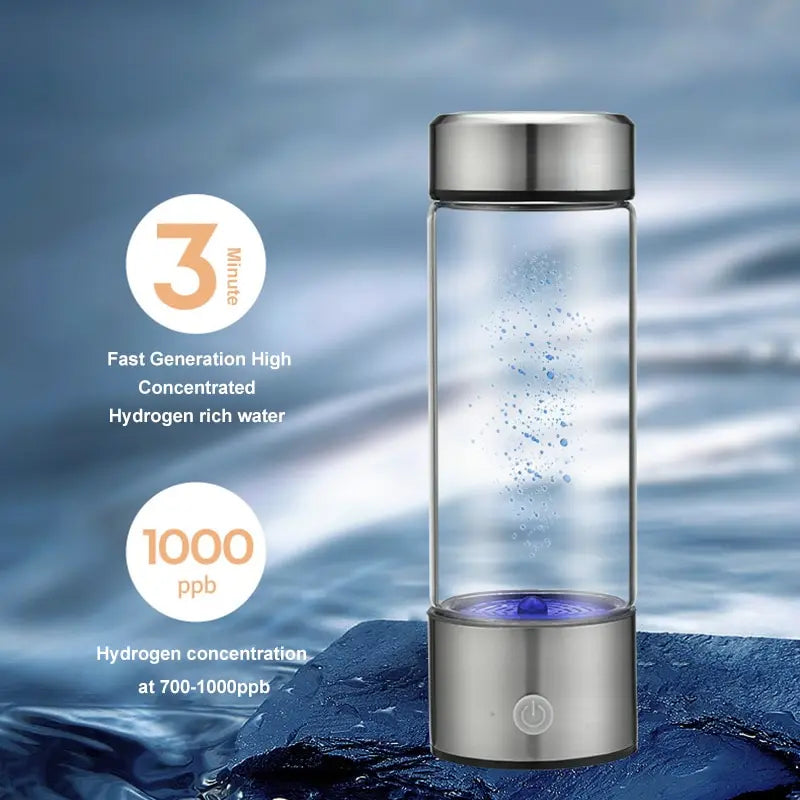 Pure Complexion™ Hydrogen Generator Water Bottle